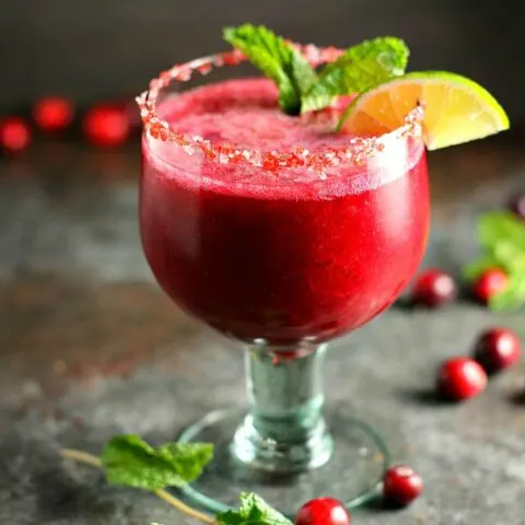 Jalapeno Cranberry Vodka Slushie