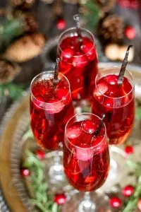 Cranberry Vanilla Mimosa