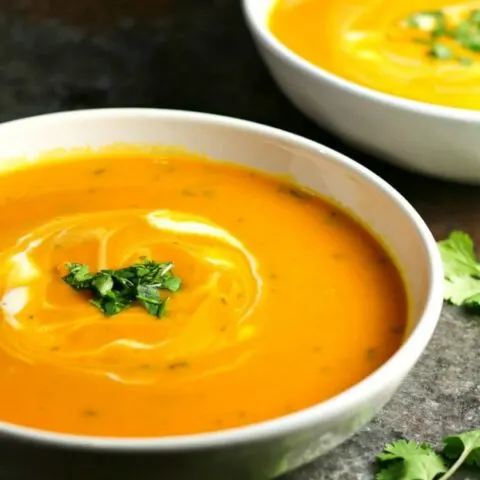 Gingered Butternut Squash Soup