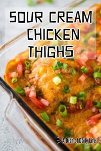 Main image for Sour Cream Chicken Thighs