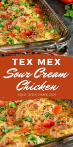 Tex Mex Sour Cream Chicken