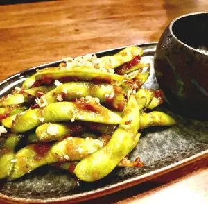 Chili Garlic Edamame