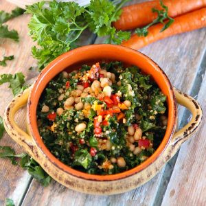 Lemony Kale Quinoa Salad