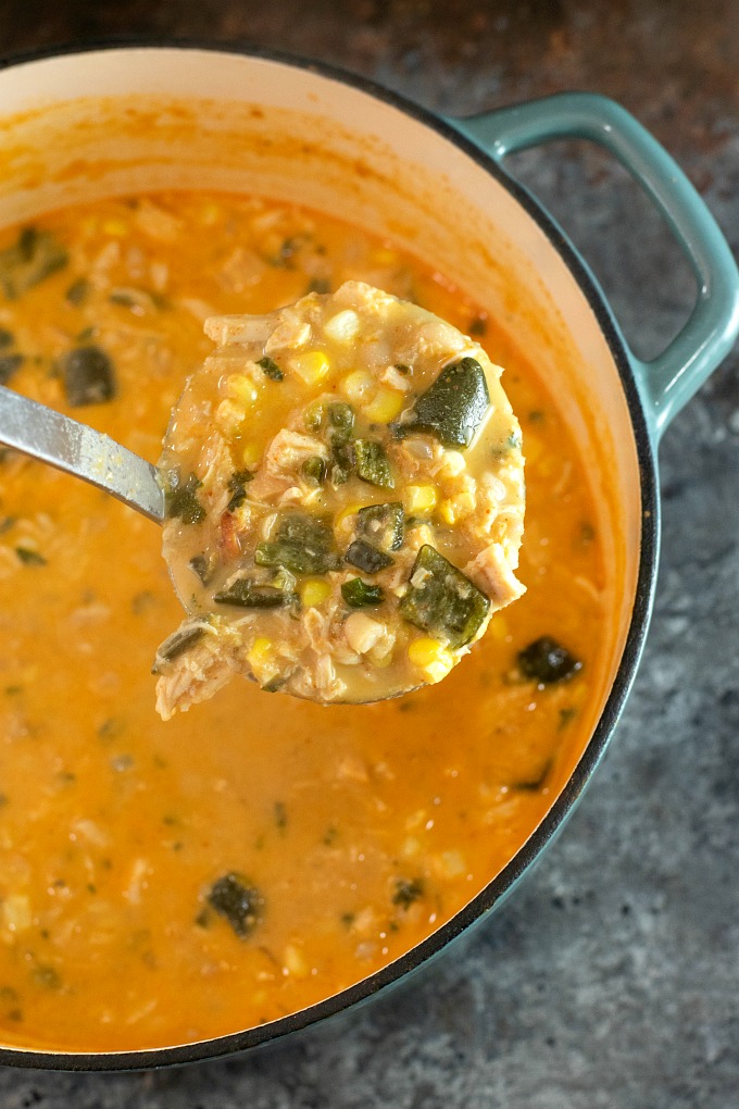 White Chicken Corn Chili