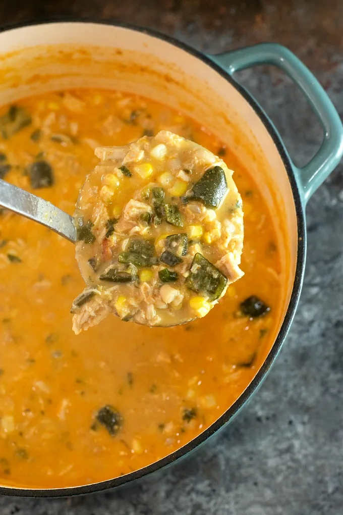 White Chicken Corn Chili