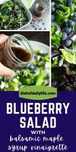 Blueberry Salad with Balsamic Maple Vinaigrette