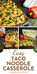 Easy Taco Noodle Casserole