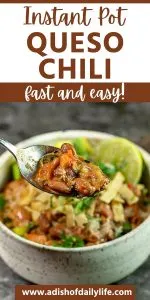 Instant Pot Chili Queso
