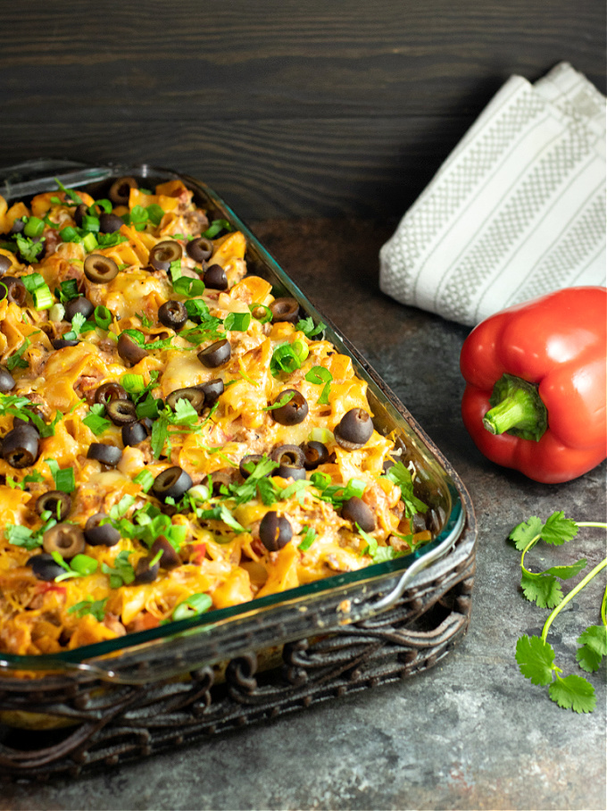 Mexican Taco Noodle Casserole