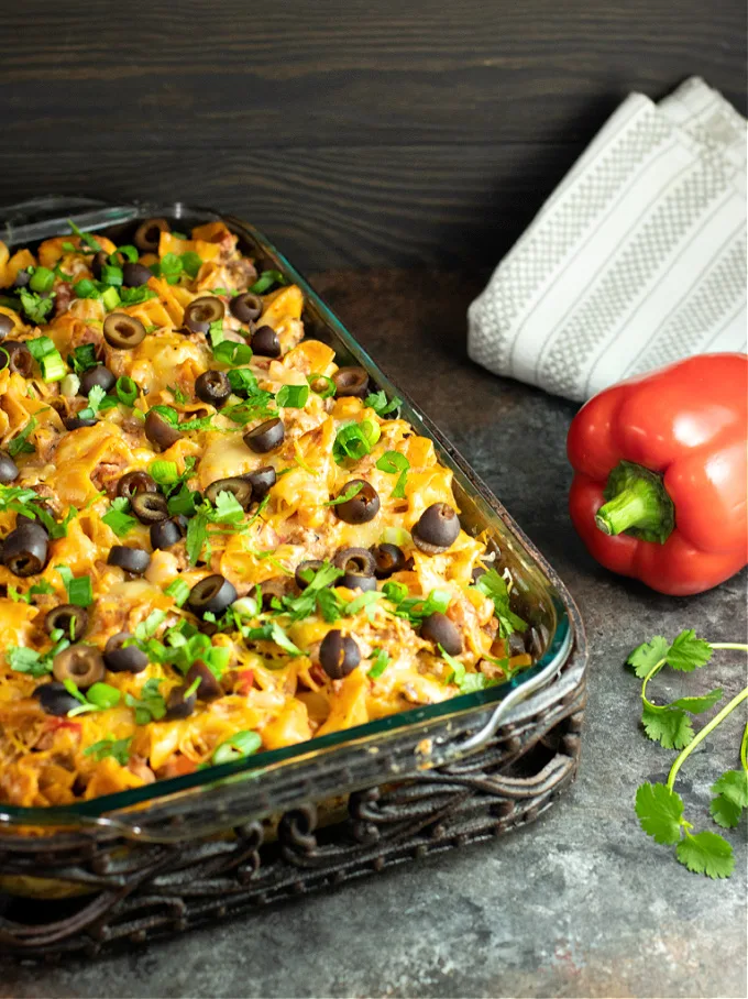 Mexican Taco Noodle Casserole