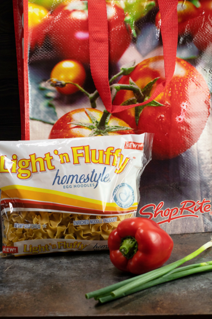 Shop Rite reusable tote and Light ‘n Fluffy® Noodles 