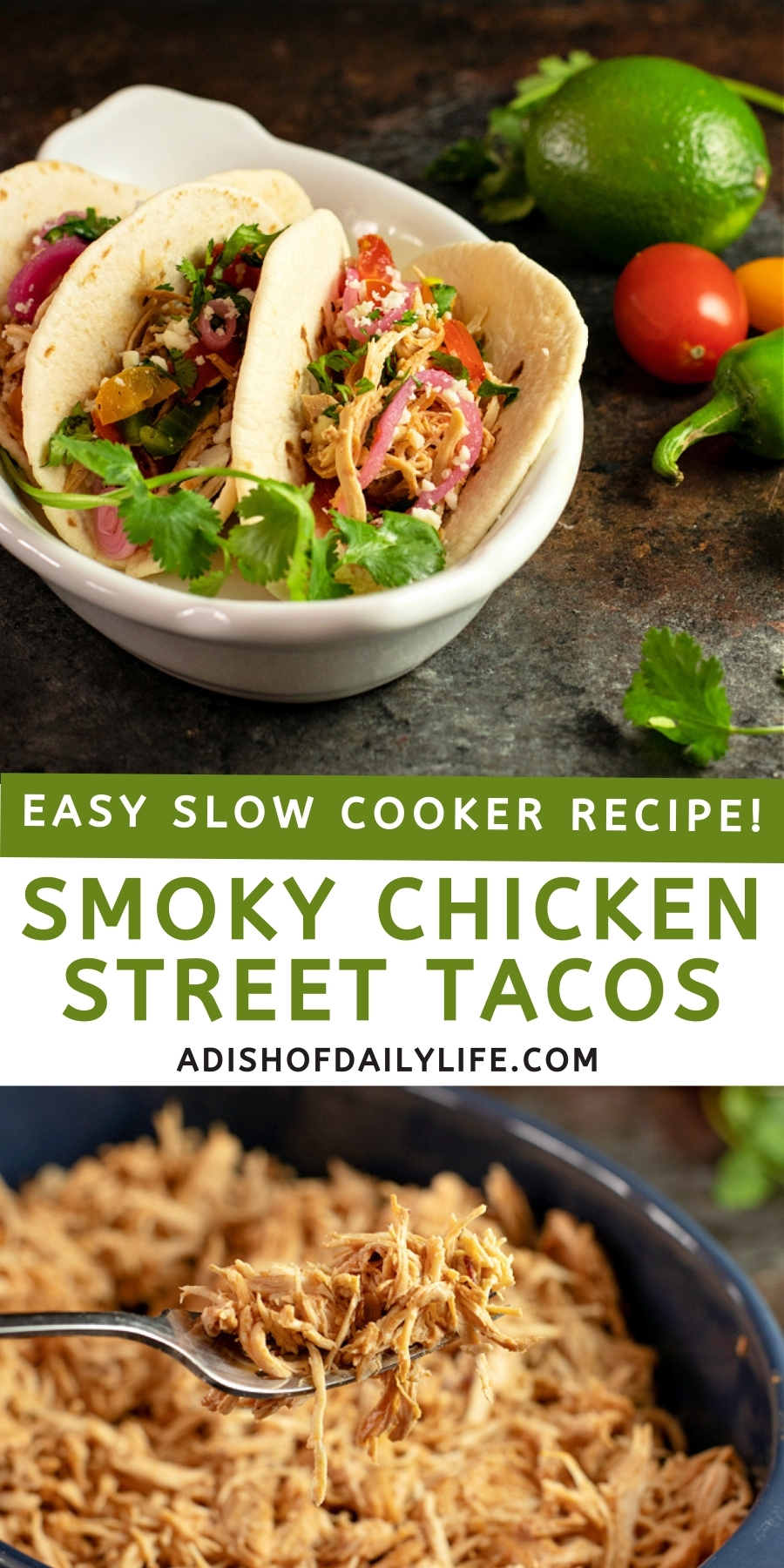 Smoky Chicken Street Tacos